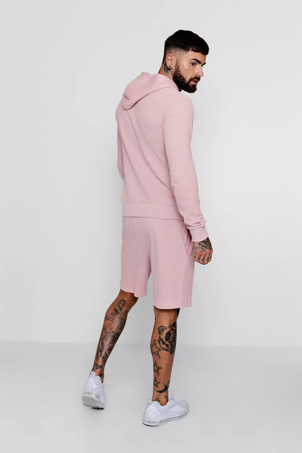 Pique oth hoodie & short tracksuit on sale